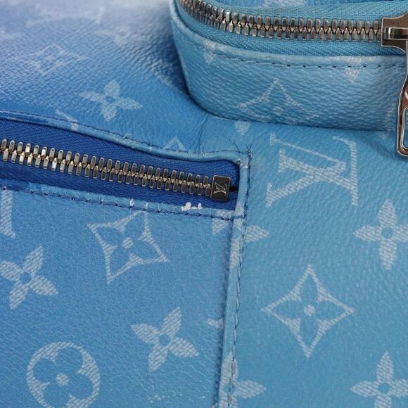LOUIS VUITTON Monogram Clouds Multi Pocket Backpack Blue M45441 Auth 145712SAM main image 16